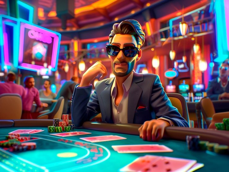 Antarmuka taruhan dan chat interaktif di Dream Gaming